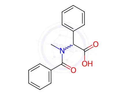 Chemical structure of (BENZOYL-METHYL-AMINO)-PHENYL-ACETIC ACID