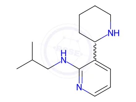 Chemical structure of N-isobutyl-3-(piperidin-2-yl)pyridin-2-amine