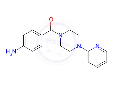 Chemical structure of (4-Aminophenyl)(4-(pyridin-2-yl)piperazin-1-yl)methanone