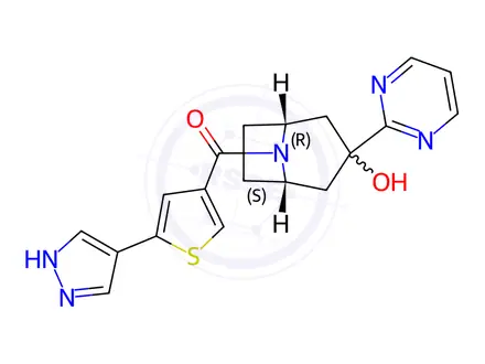 Chemical structure of Xanamem