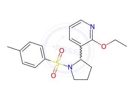 Chemical structure of 2-Ethoxy-3-(1-tosylpyrrolidin-2-yl)pyridine