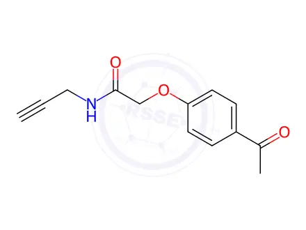 Chemical structure of 2-(4-Acetylphenoxy)-N-(prop-2-yn-1-yl)acetamide