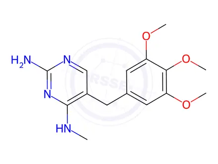 Chemical structure of Trimethoprim Impurity 15