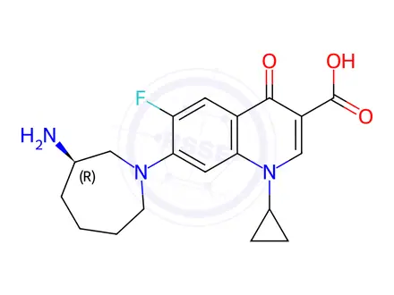 Chemical structure of Besifloxacin Impurity 3