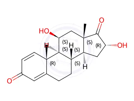 Chemical structure of Budesonide Impurity 61