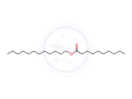 Chemical structure of Dodecyl decanoate