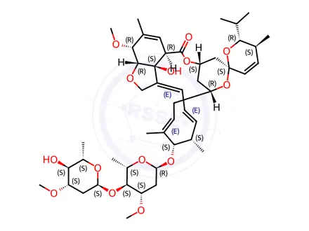 Chemical structure of Abamectin Impurity 12