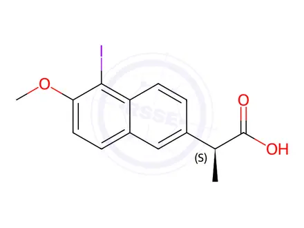 Chemical structure of Naproxen EP Impurity D