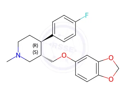 Chemical structure of Paroxetine USP Impurity F