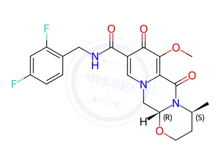 Chemical structure of Dolutegravir Impurity 3