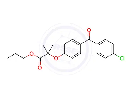 Chemical structure of Fenofibrate Impurity 31
