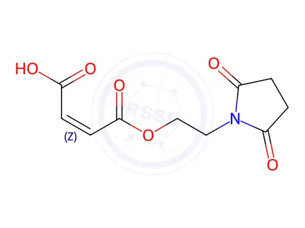Chemical structure of Diroximel Fumarete Impurity 4