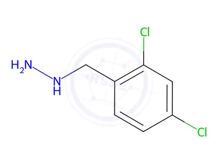 Chemical structure of (2,4-Dichlorobenzyl)hydrazine hydrochloride