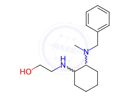 Chemical structure of 2-((2-(Benzyl(methyl)amino)cyclohexyl)amino)ethanol