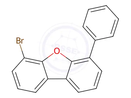 Chemical structure of 4-Bromo-6-phenyldibenzo[b,d]furan