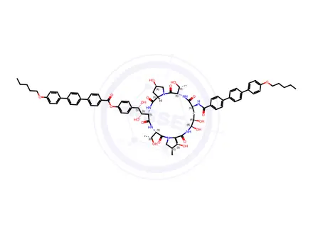 Chemical structure of Anidulafungin Impurity 26