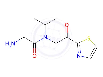 Chemical structure of 2-Amino-N-isopropyl-N-(2-oxo-2-(thiazol-2-yl)ethyl)acetamide