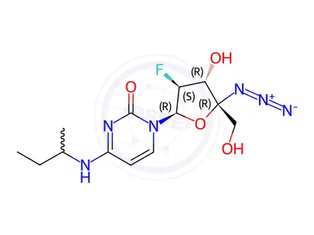 Chemical structure of Azvudine Impurity 19