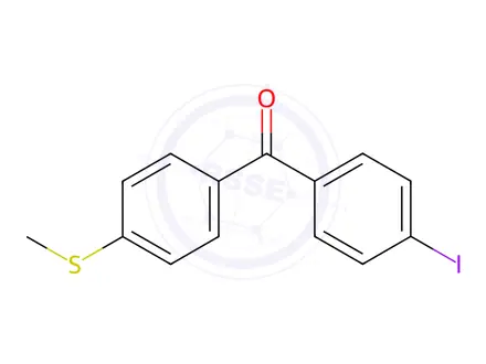 Chemical structure of (4-Iodophenyl)(4-(methylthio)phenyl)methanone