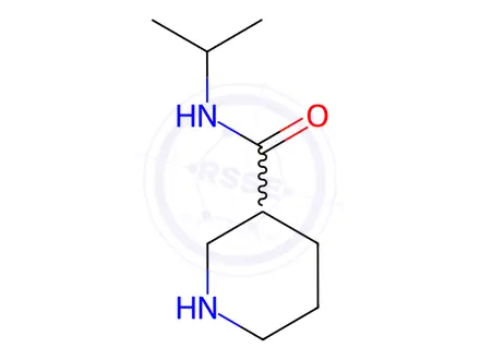 Chemical structure of N-isopropylpiperidine-3-carboxamide