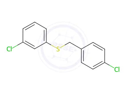 Chemical structure of (4-Chlorobenzyl)(3-chlorophenyl)sulfane