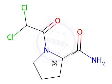 Chemical structure of Vildagliptin Impurity 70