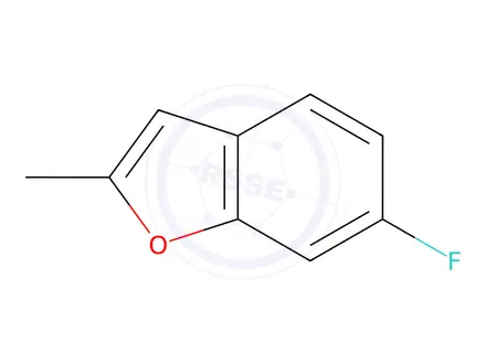 Chemical structure of Benzofuran, 6-fluoro-2-methyl-(9CI)