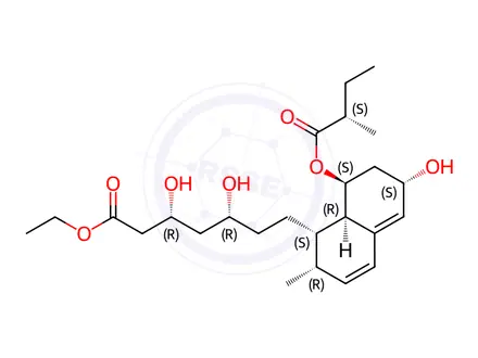 Chemical structure of Pravastatin Impurity 13