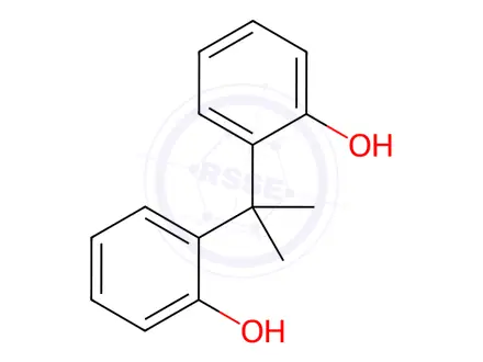 Chemical structure of 2,2'-Isopropylidenediphenol