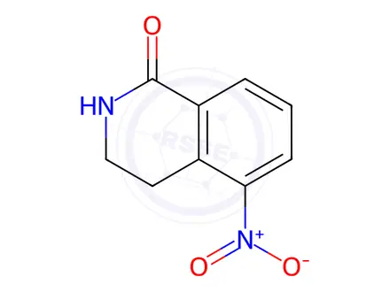 Chemical structure of 5-Nitro-3,4-dihydroisoquinolin-1(2H)-one