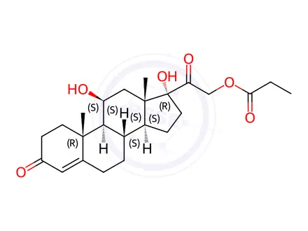 Chemical structure of Hydrocortisone Impurity 54