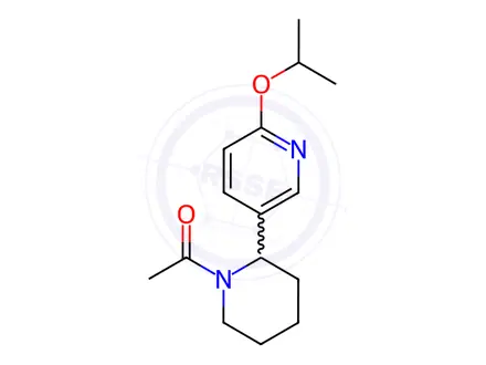 Chemical structure of 1-(2-(6-Isopropoxypyridin-3-yl)piperidin-1-yl)ethanone