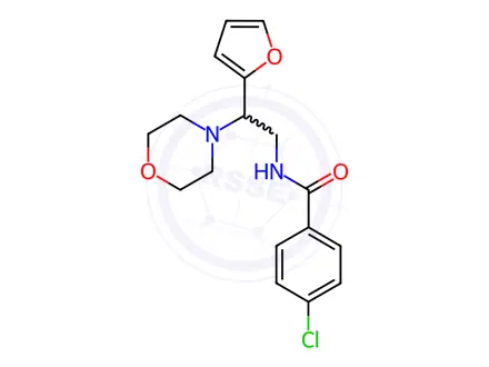 Chemical structure of 4-Chloro-N-(2-(furan-2-yl)-2-morpholinoethyl)benzamide