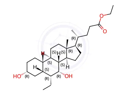Chemical structure of Obeticholic Acid Impurity 36