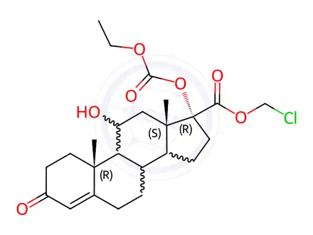 Chemical structure of Prednisolone Impurity 7