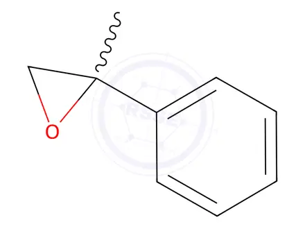 Chemical structure of α-Methylstyrene Oxide