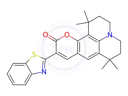 Chemical structure of Coumarin 545T
