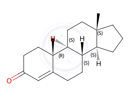 Chemical structure of Androst-4-en-3-one