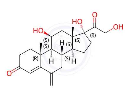 Chemical structure of Methylprednisolone Impurity 33
