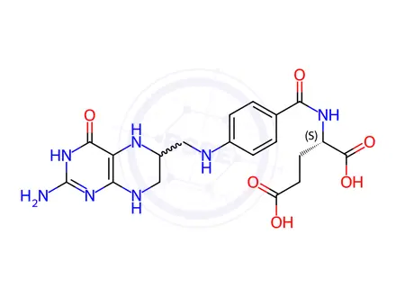 Chemical structure of Folic Acid Impurity 11