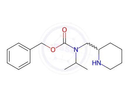 Chemical structure of Benzyl isopropyl(piperidin-2-ylmethyl)carbamate