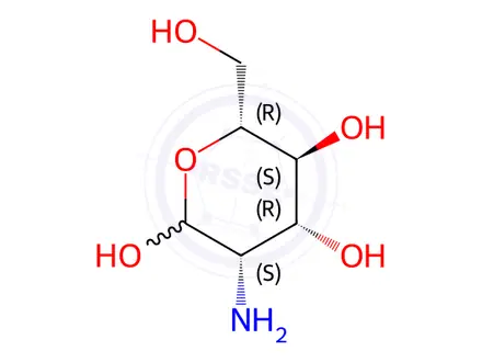 Chemical structure of Glucosamine Hydrochloride Impurity 10 Monomer