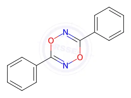 Chemical structure of 3,6-Diphenyl-1,4,2,5-dioxadiazine
