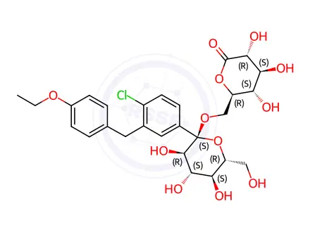 Chemical structure of Dapagliflozin Impurity 74