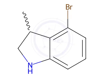 Chemical structure of 4-Bromo-3-methylindoline
