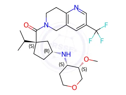 Chemical structure of MK 0812