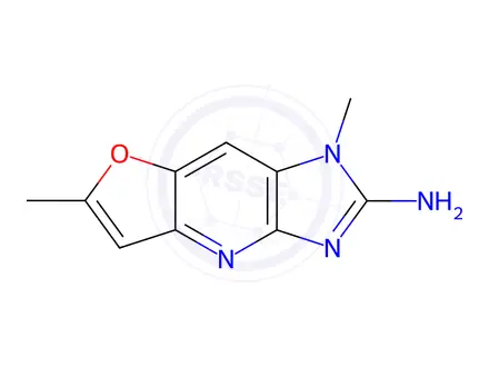 Chemical structure of 2-Amino-1,6-dimethylfuro[3,2-e]imidazo[4,5-b]pyridine
