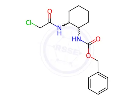 Chemical structure of Benzyl (2-(2-chloroacetamido)cyclohexyl)carbamate
