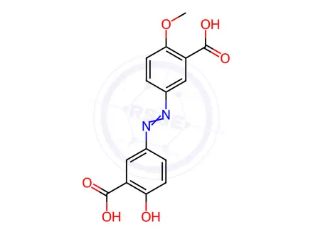 Chemical structure of Olsalazine Sodium-Impurity A