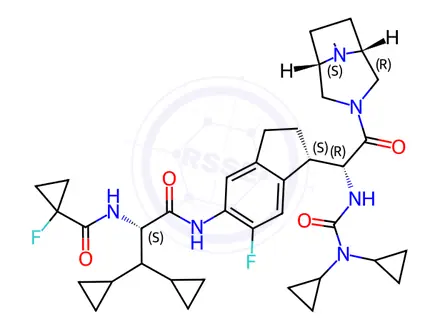 Chemical structure of Raltegravir Impurity 24